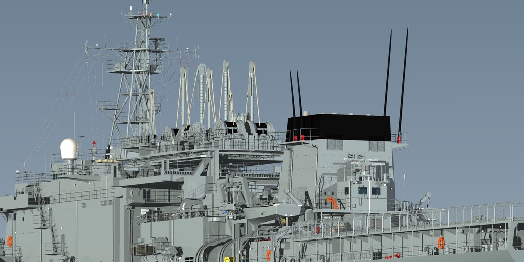 海自 潜水艦救難母艦 ASR403 ちはや