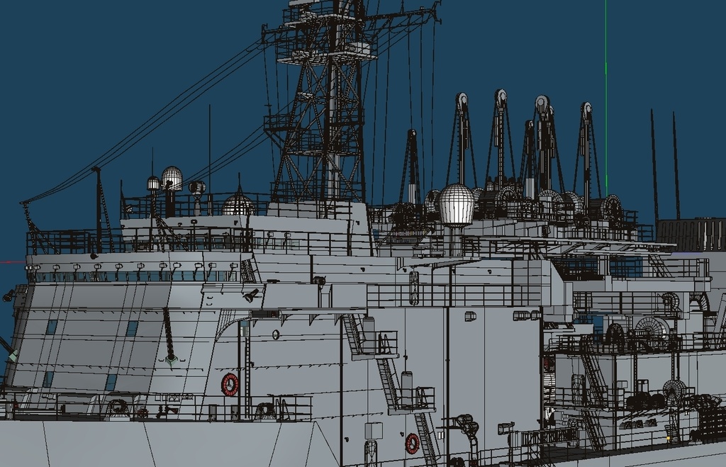 海自 潜水艦救難母艦 ASR403 ちはや
