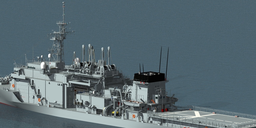 海自 潜水艦救難母艦 ASR403 ちはや