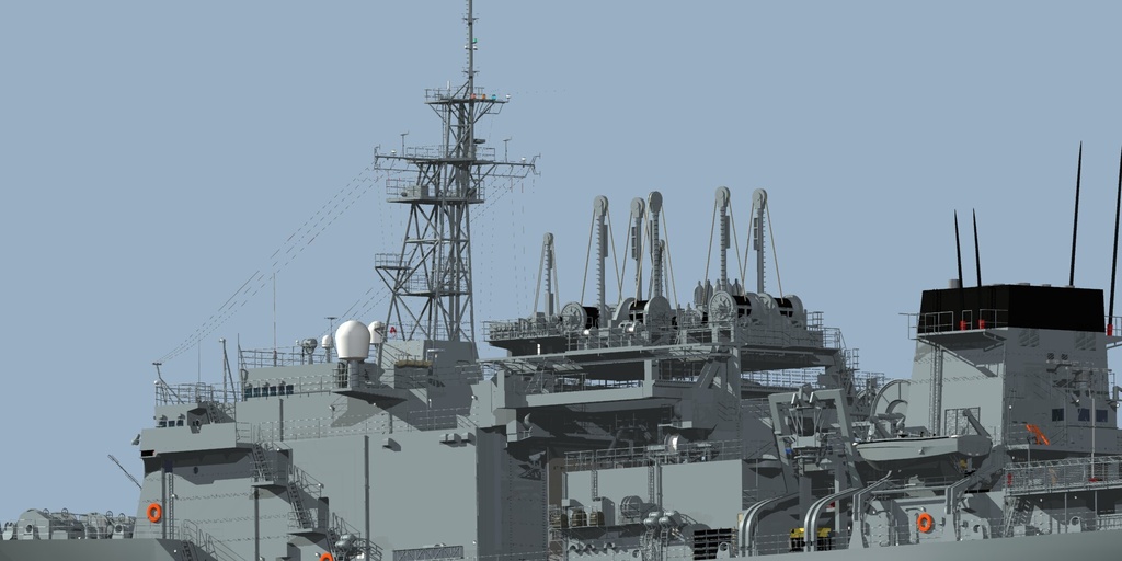 海自 潜水艦救難母艦 ASR403 ちはや