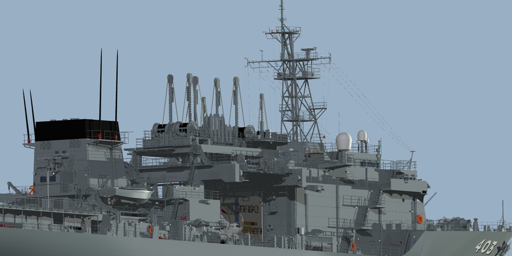海自 潜水艦救難母艦 ASR403 ちはや