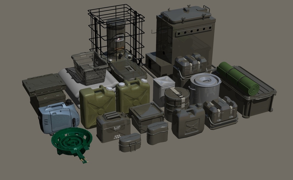 陸上自衛隊　装備セット1