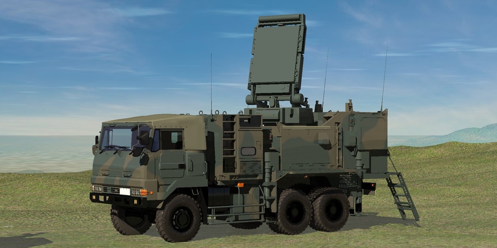 陸上自衛隊 3.5t 大型トラック 射撃統制装置搭載車