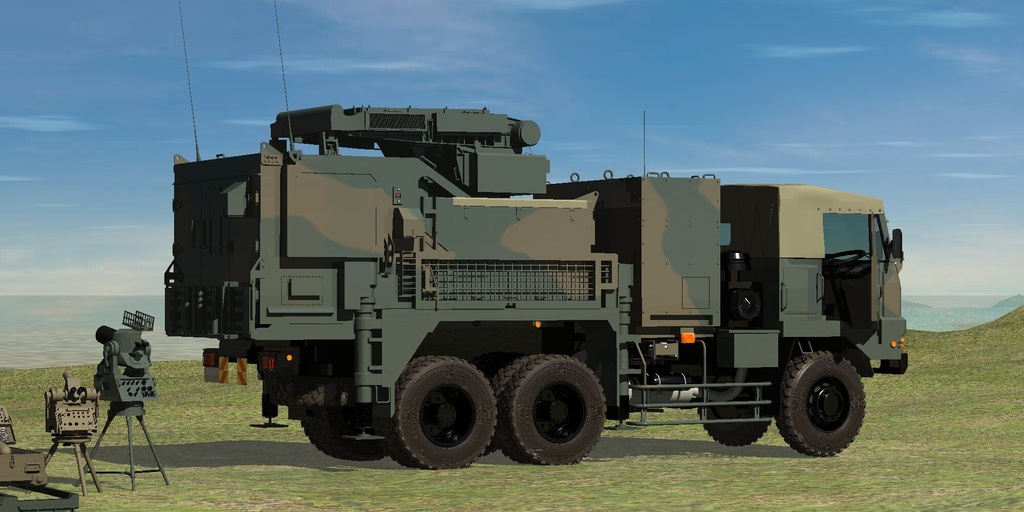 陸上自衛隊 3.5t 大型トラック 射撃統制装置搭載車
