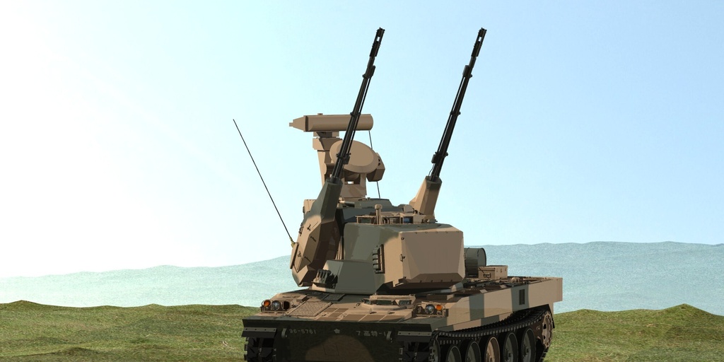 陸上自衛隊 87式自走高射機関砲