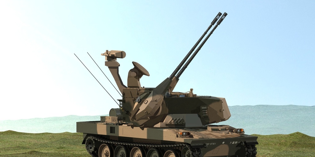 陸上自衛隊 87式自走高射機関砲