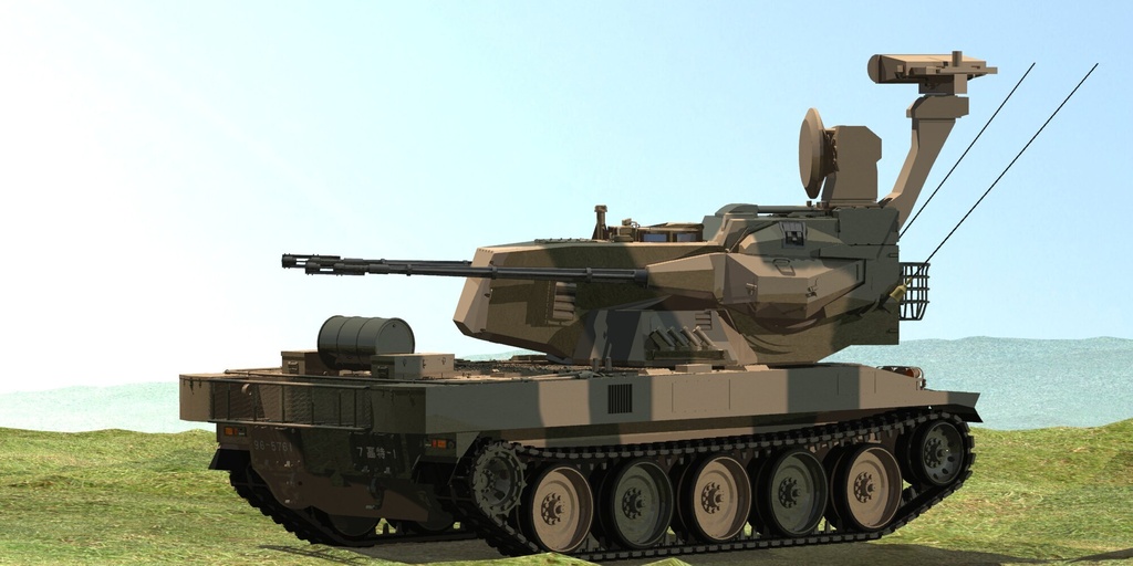 陸上自衛隊 87式自走高射機関砲