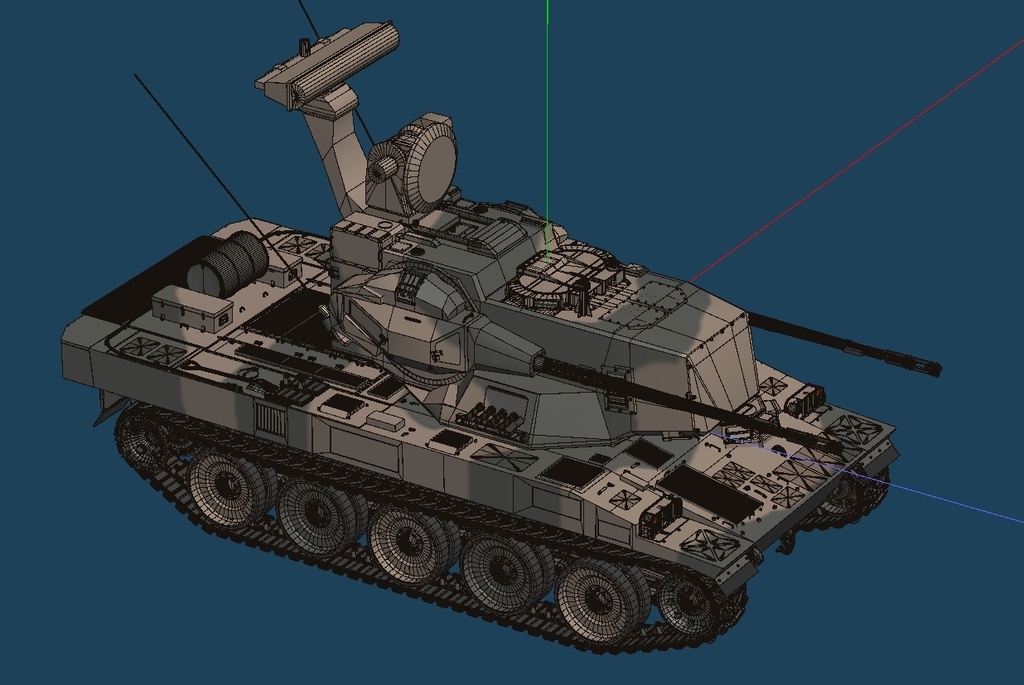 陸上自衛隊 87式自走高射機関砲