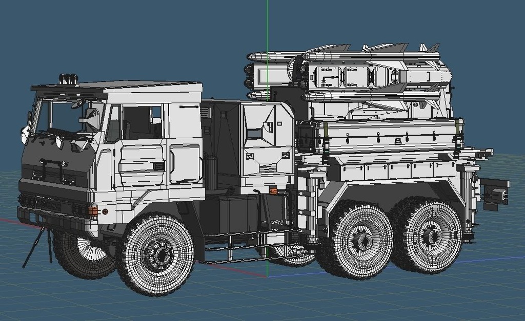 陸上自衛隊 81式 SAM地対空ミサイル発射機