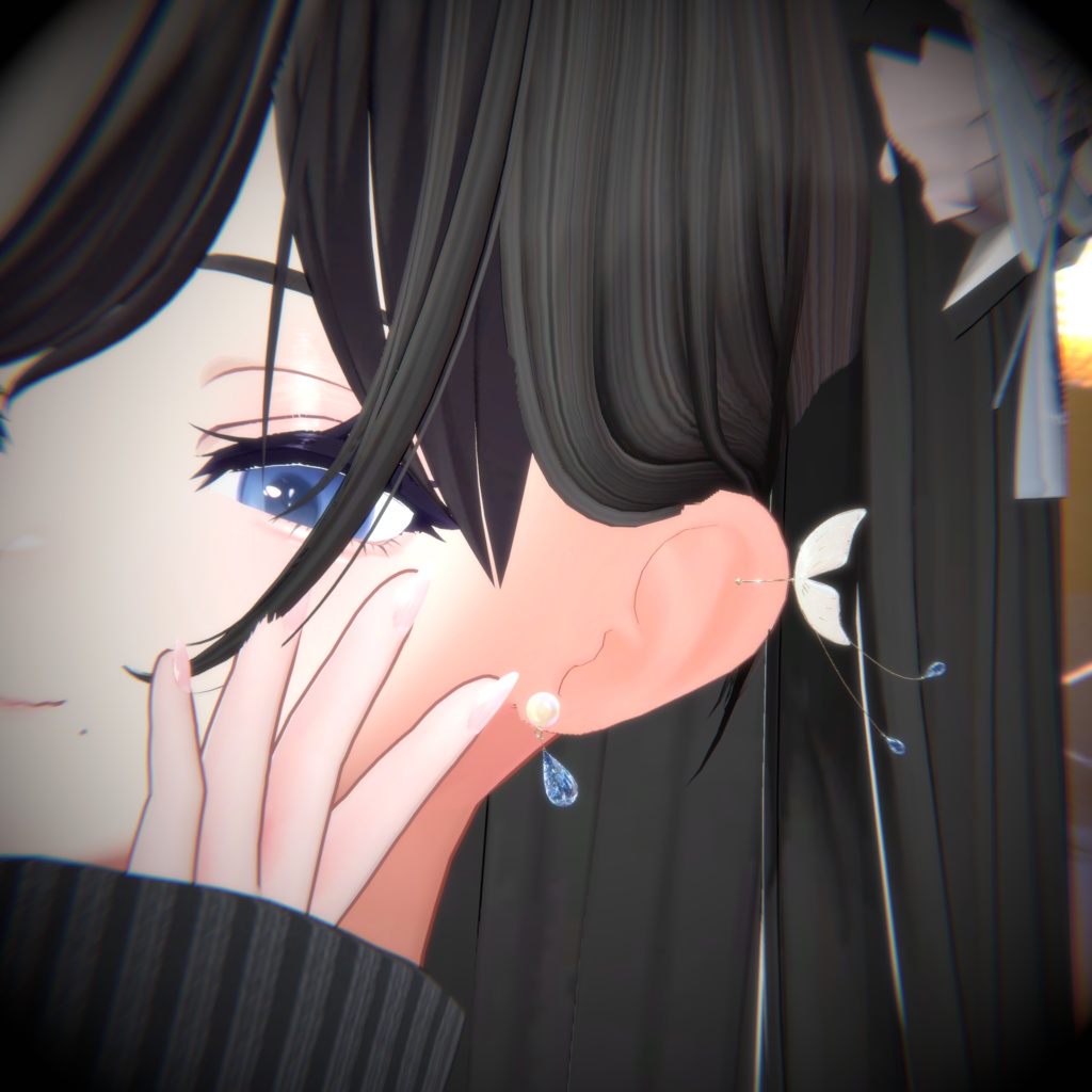 【未完成品】- Pearl & Shell earing Set -