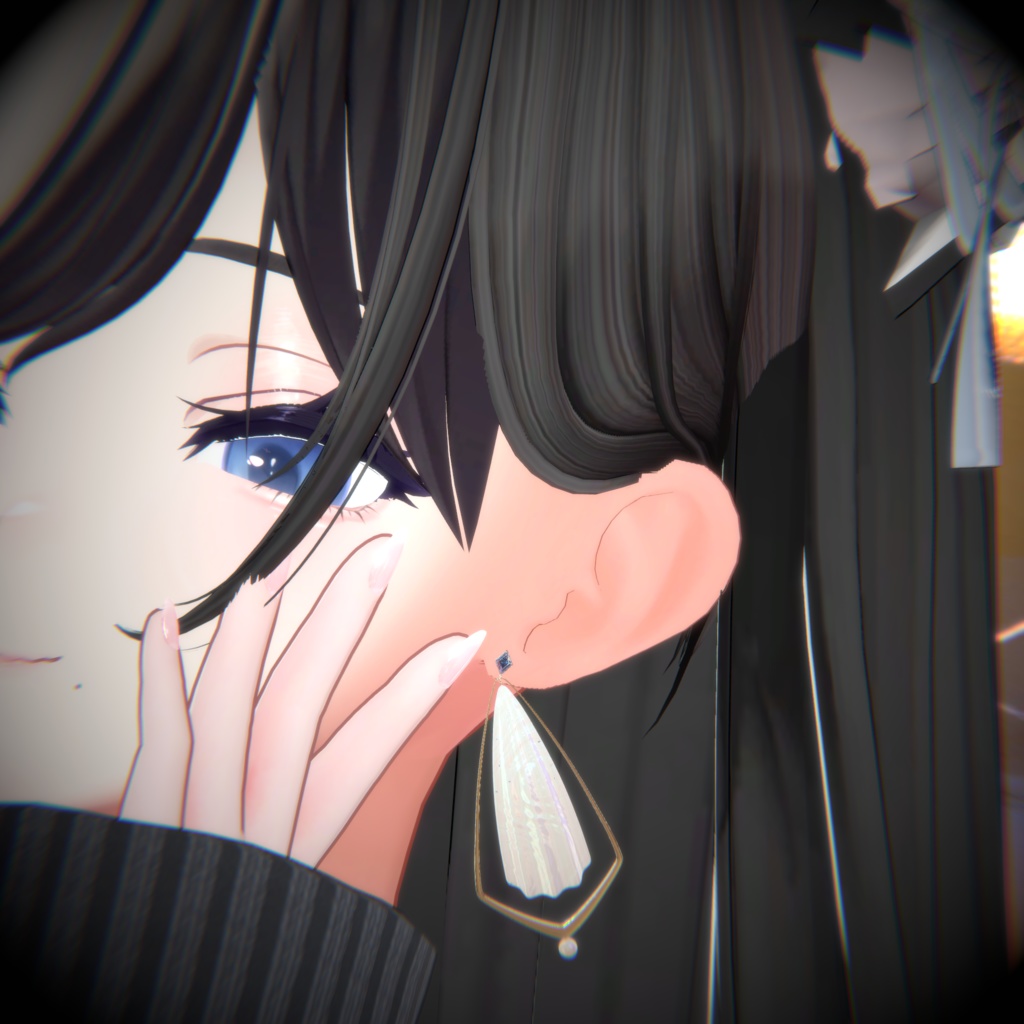 【未完成品】- Pearl & Shell earing Set -