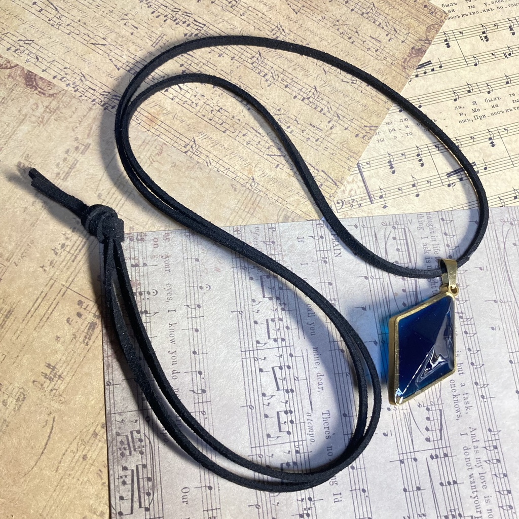 【ハンドメイド】ふしぎの海のナディア ブルーウォーター風 ペンダント