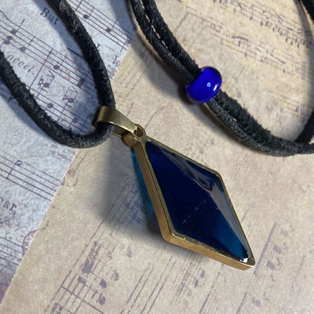 【ハンドメイド】ふしぎの海のナディア ブルーウォーター風 ペンダント