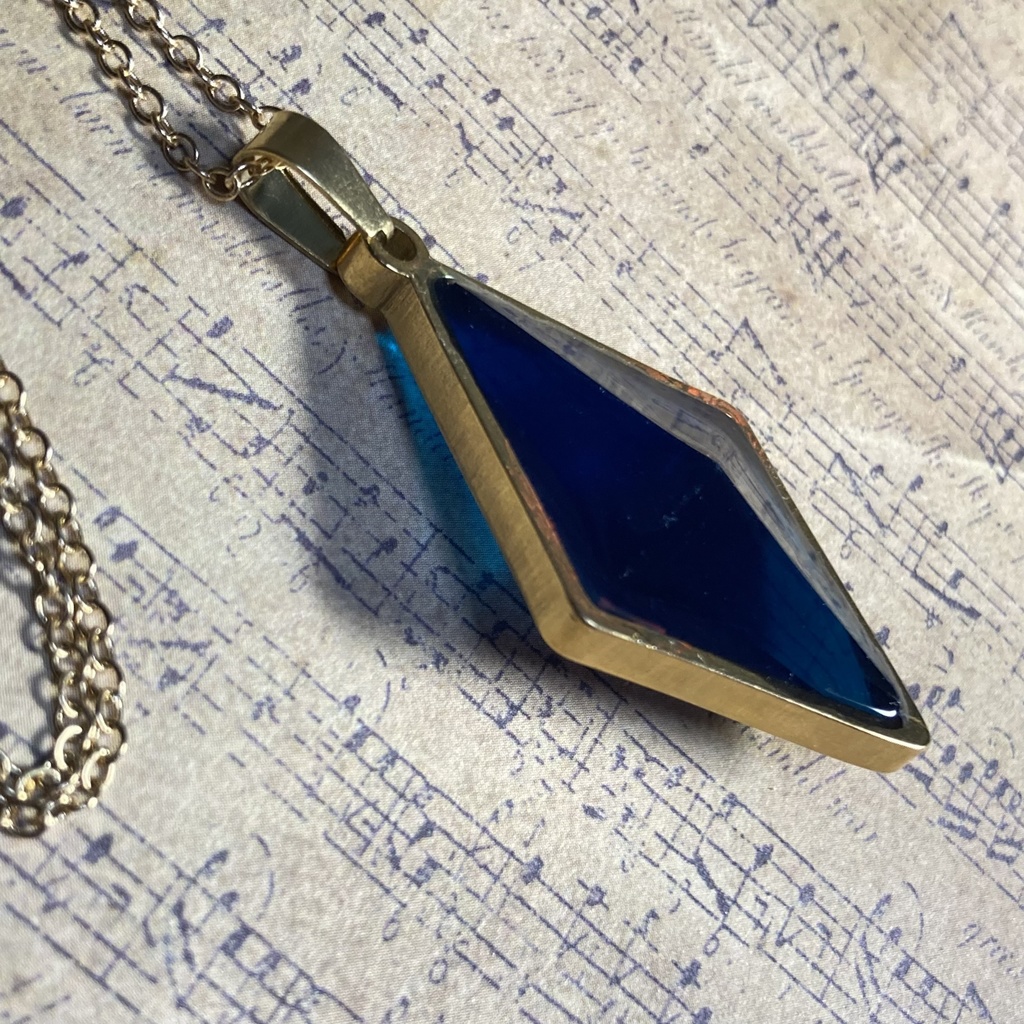 【ハンドメイド】ふしぎの海のナディア ブルーウォーター風 ペンダント