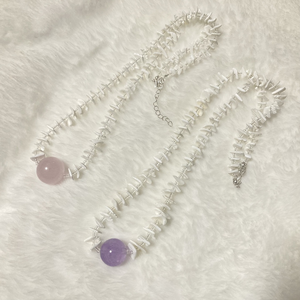 【再販•ハンドメイド】犬夜叉　四魂の玉風　ネックレス　(新仕様)