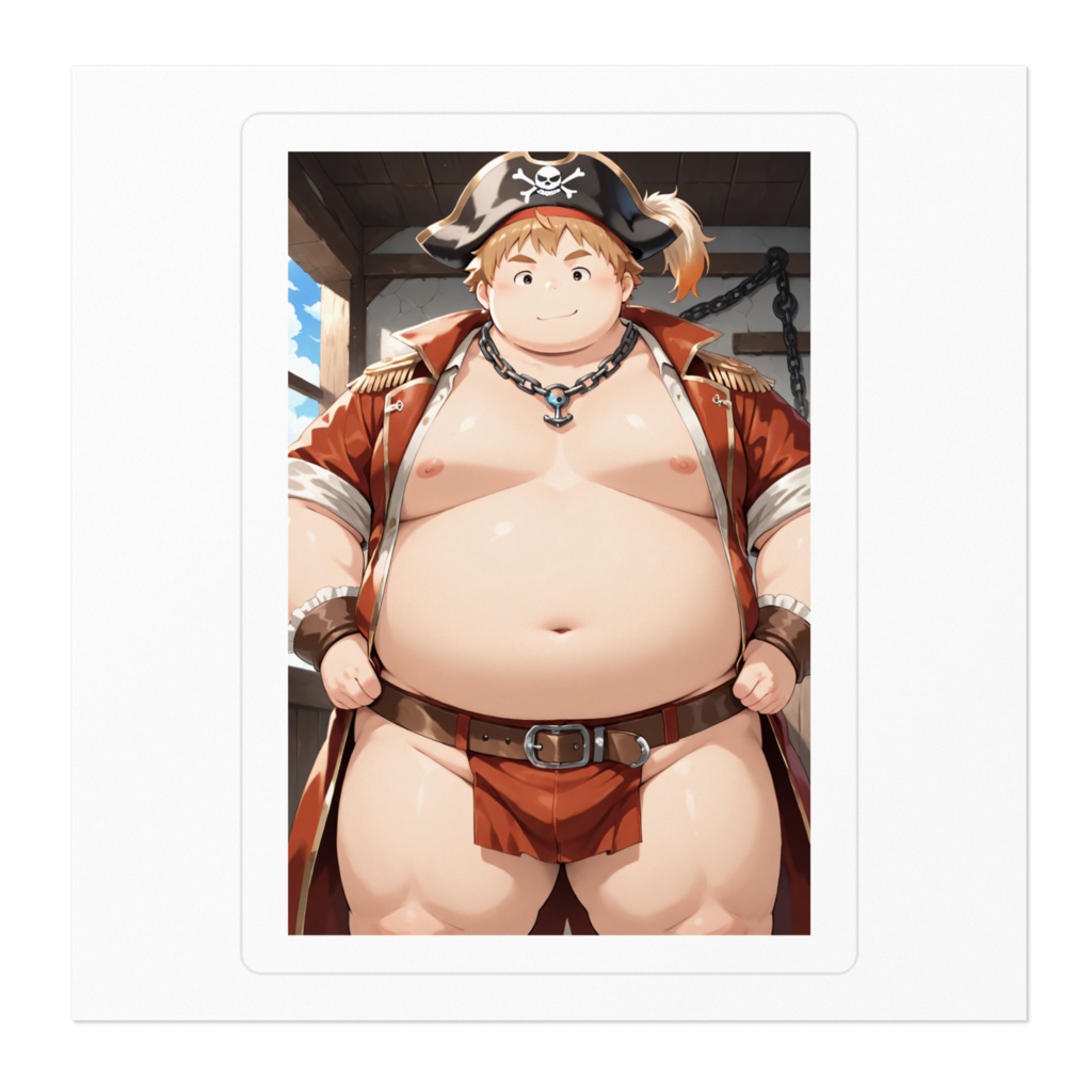 【ステッカー】キャメル・剣善寺くん・赤井狐太さん 100mm×100mm以内