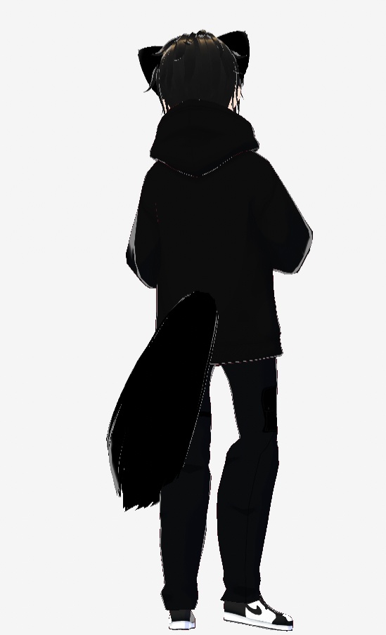 Cat boy black