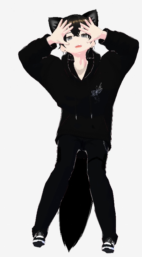 Cat boy black
