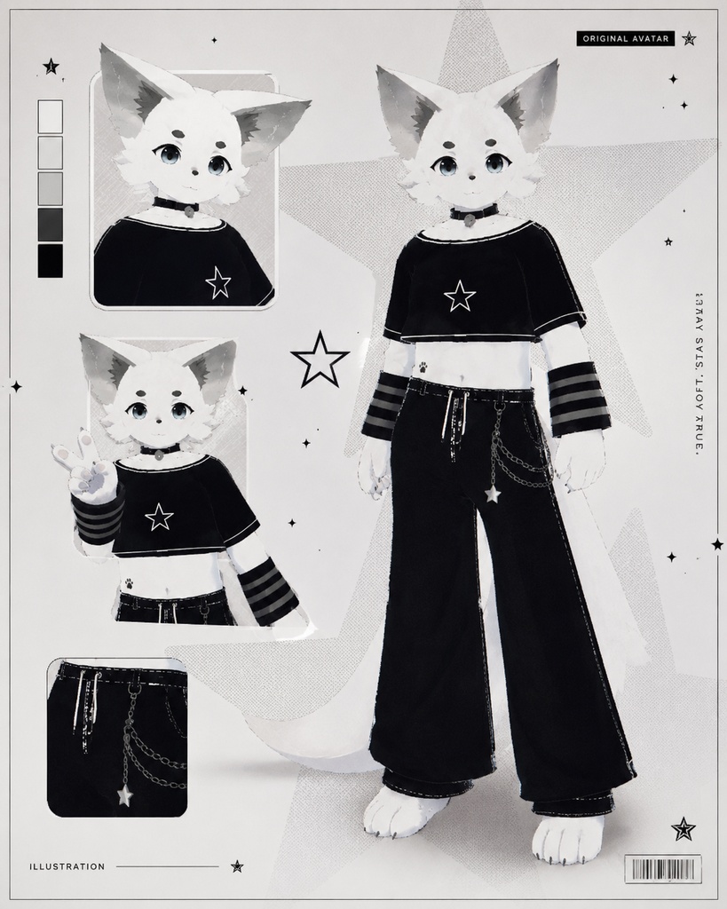 Furry renard des neiges
