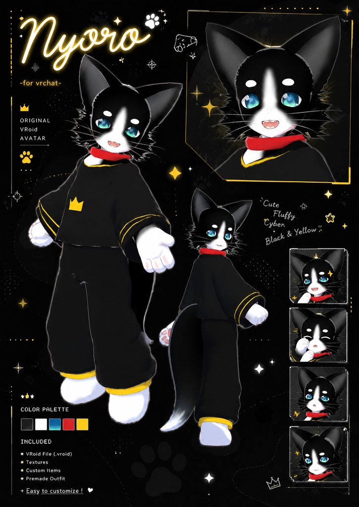 Chat black an with