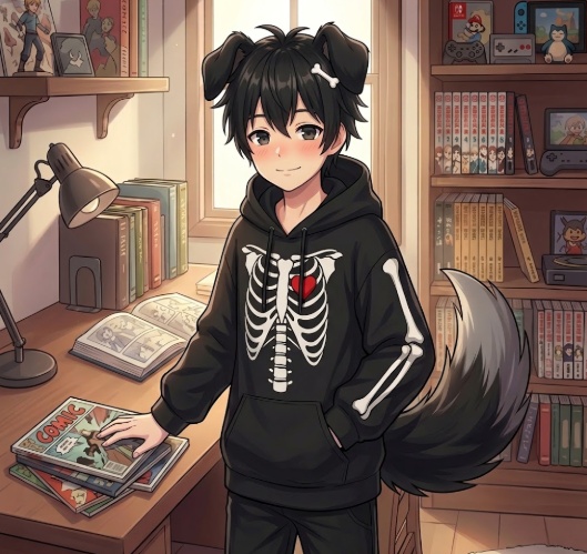 Child dog