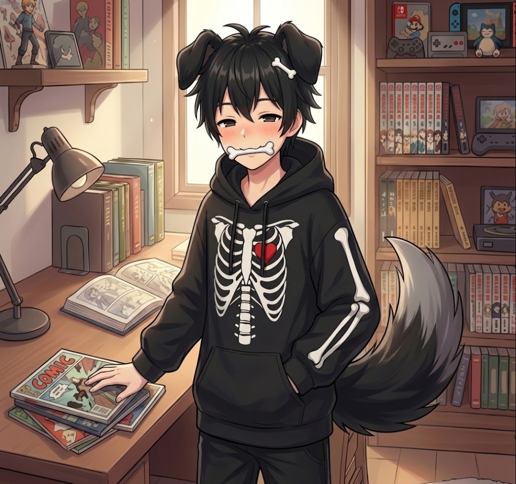 Child dog