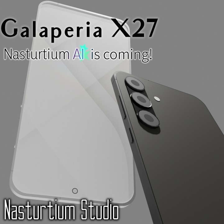 【VRChat向け】 Galaperia X27 スマホ小道具