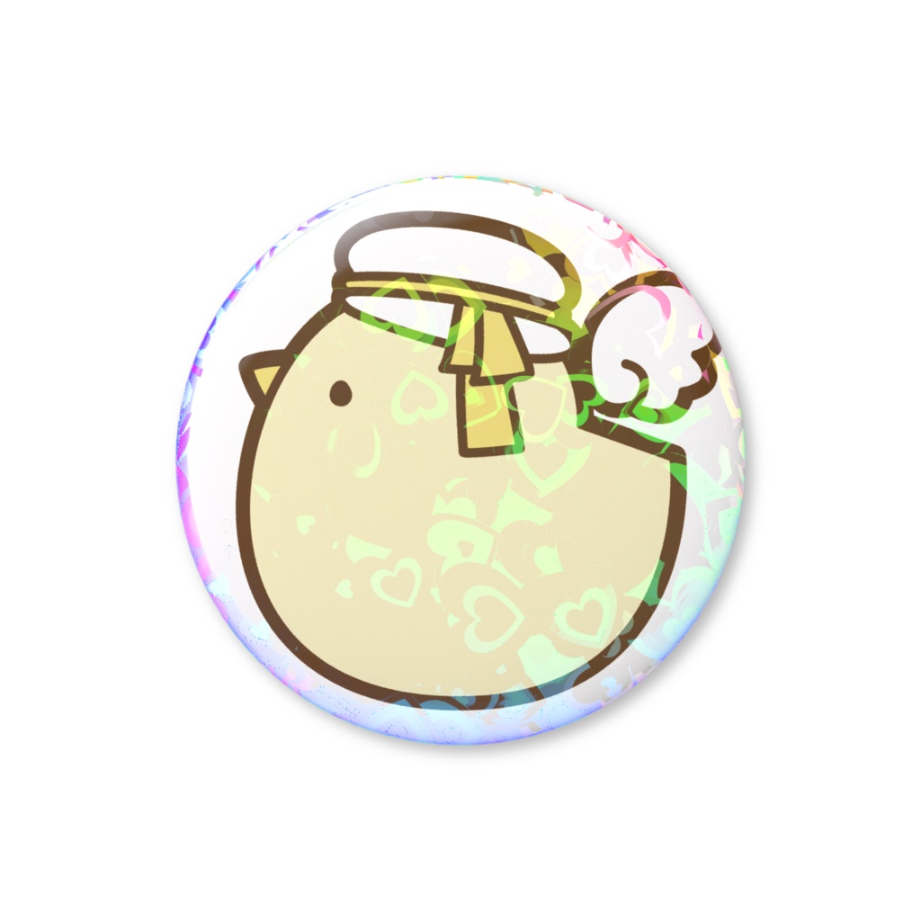 ホログラム缶バッジ