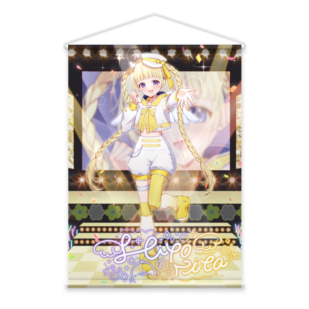 タペストリー-周年記念＆生誕イラスト-
