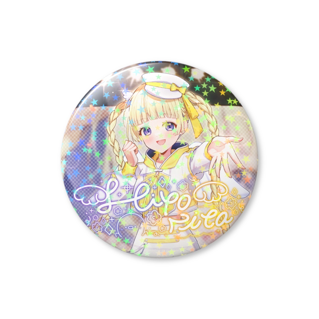 ホログラム缶バッジ-周年記念＆生誕イラスト-