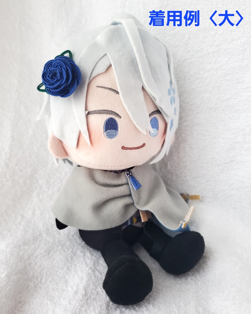 【水引】薔薇のぬい飾り