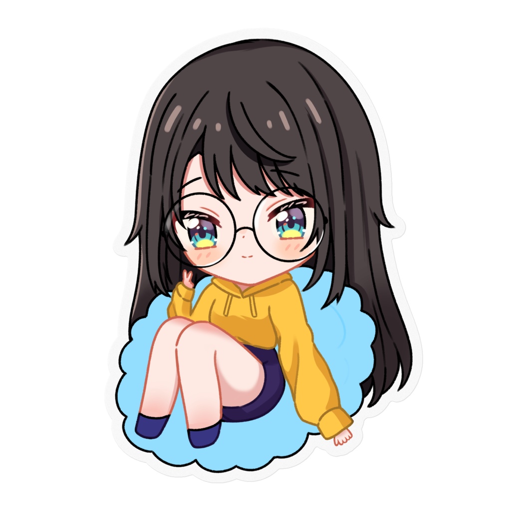 【非公式】大空スバル クリアステッカー