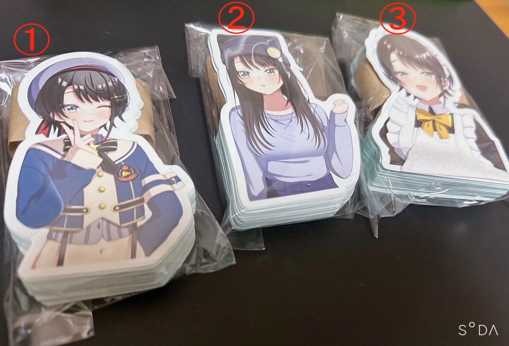 【ホロクル9th】スバルちゃんステッカー 3種類