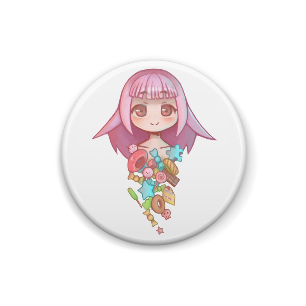 少女と夢の物語（缶バッジ）