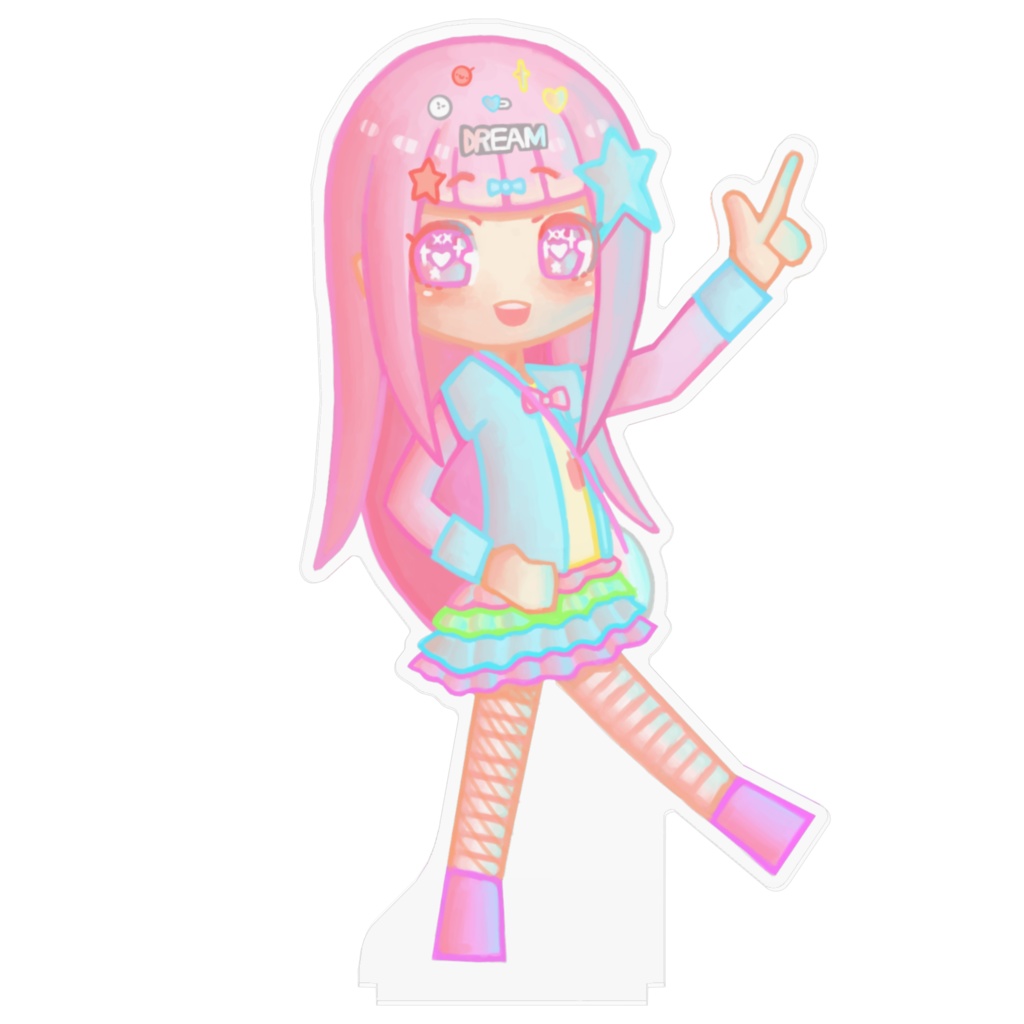 ゆめかわちゃん(指差し)アクリルフィギュア