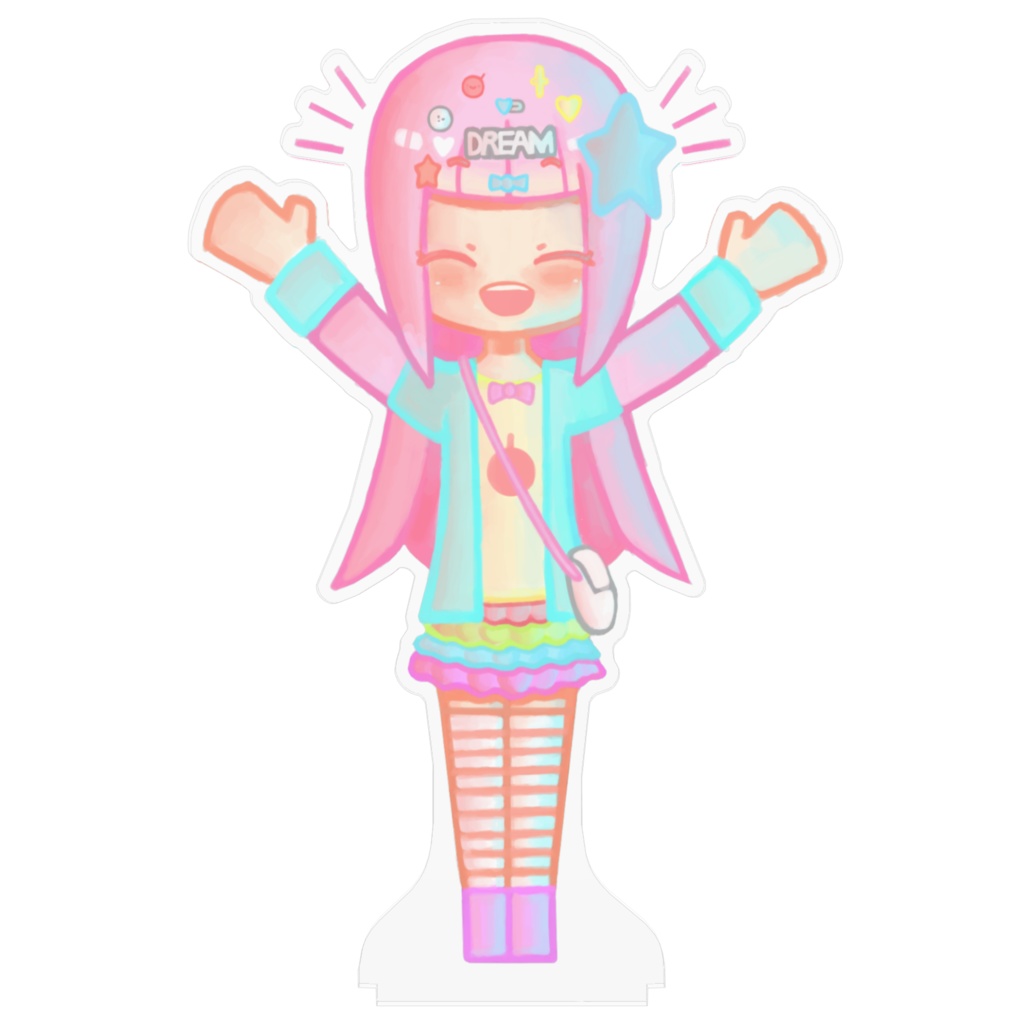 ゆめかわちゃん(笑顔)アクリルフィギュア