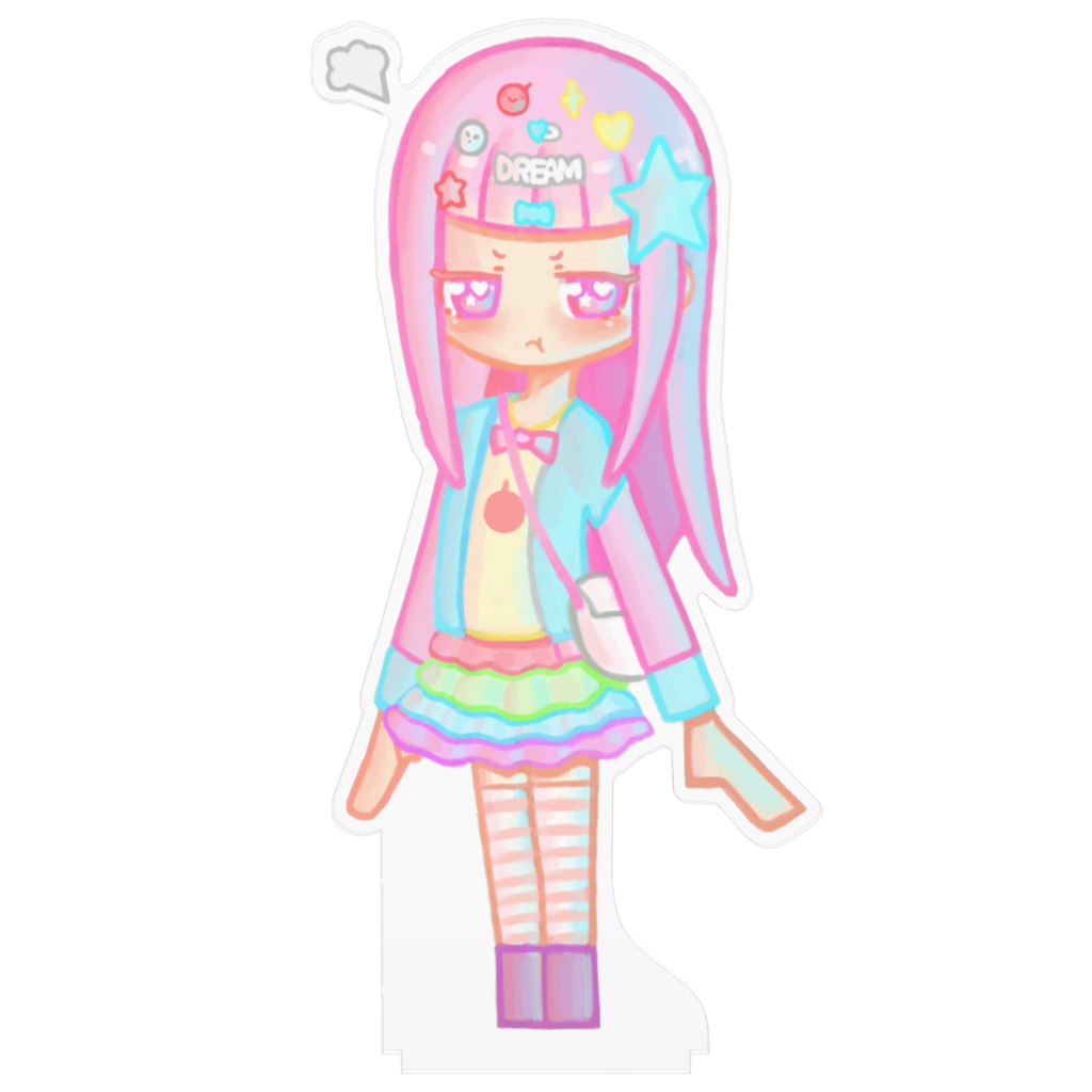 ゆめかわちゃん(怒り)アクリルフィギュア