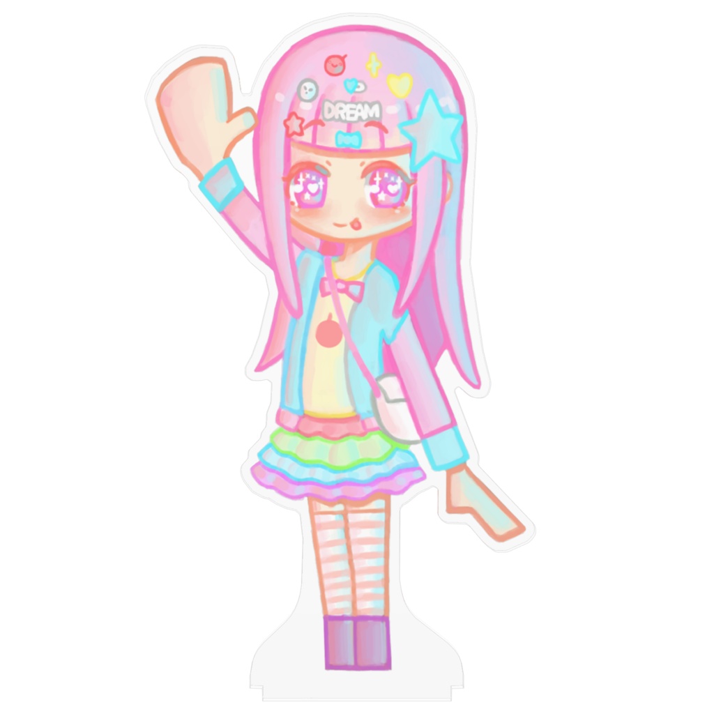 ゆめかわちゃん(てへぺろ)アクリルフィギュア