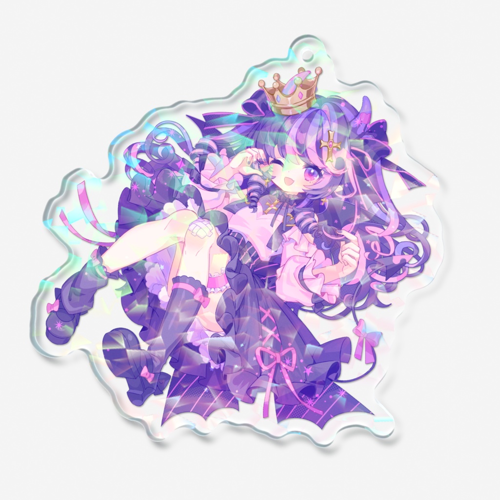 ぷぅちゃんホログラムアクリルキーホルダー