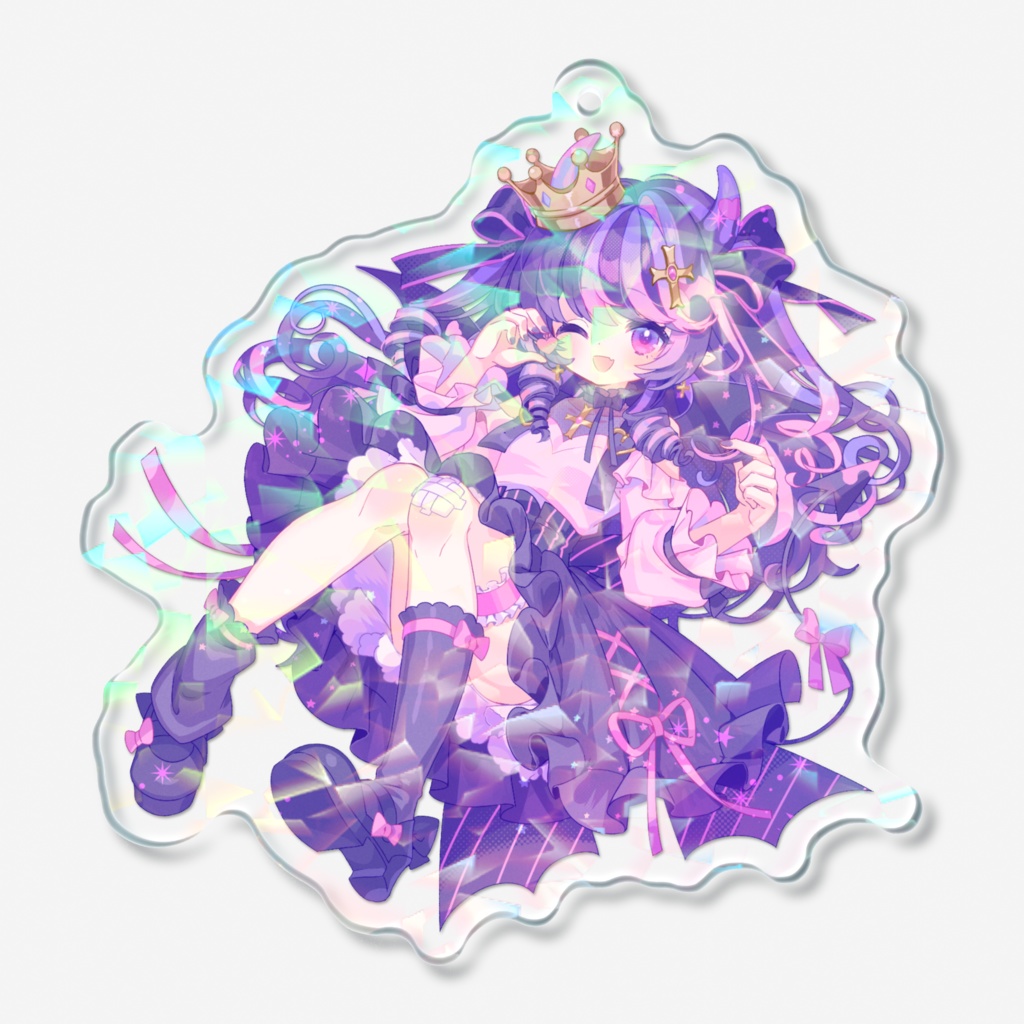 ぷぅちゃんホログラムアクリルキーホルダー