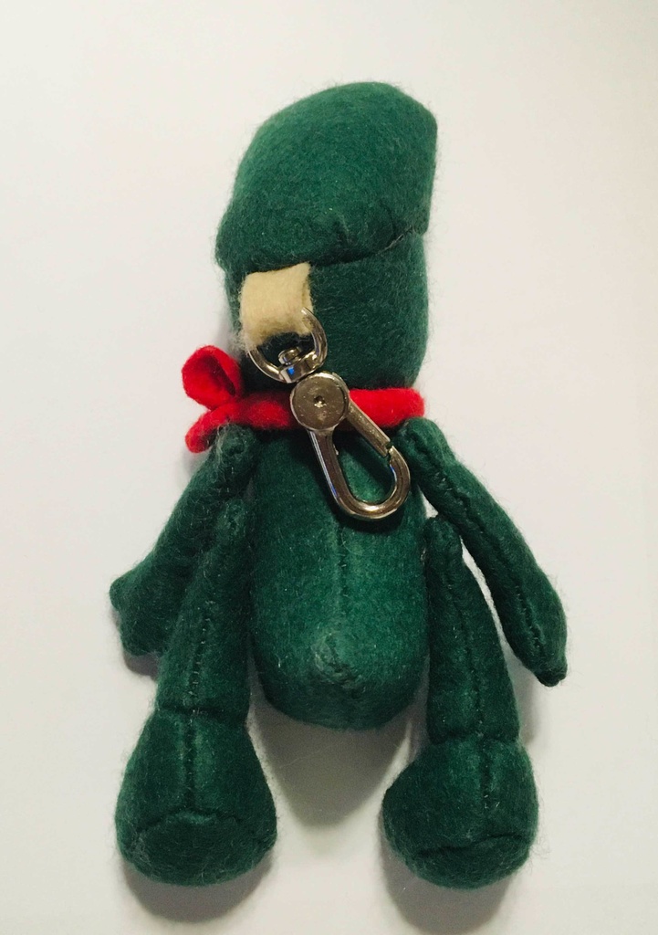 ぬいぐるみストラップ(濃緑のテンカズー)