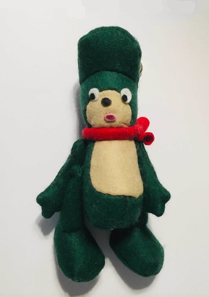 ぬいぐるみストラップ(濃緑のテンカズー)