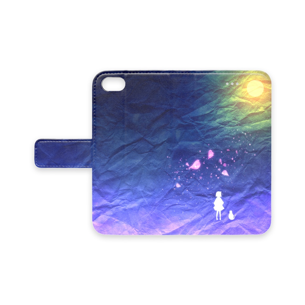 【桜月夜】iphone 手帳型ケース