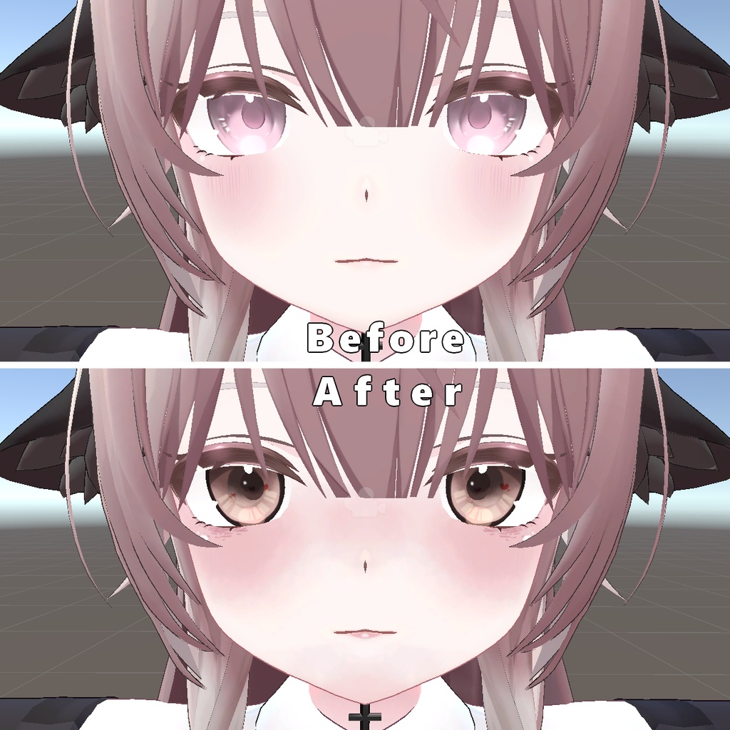 【ルミリ用】アイテクスチャ&メイク