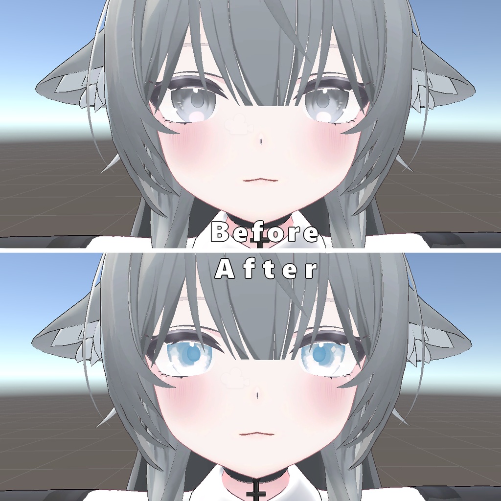 【ルミリ用】やんわりアイテクスチャ【無料/Free】
