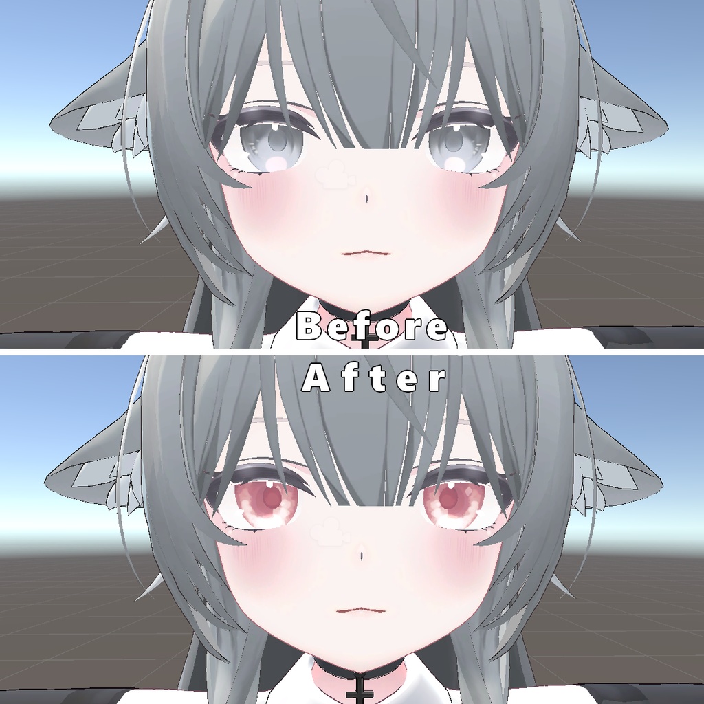 【ルミリ用】やんわりアイテクスチャ【無料/Free】