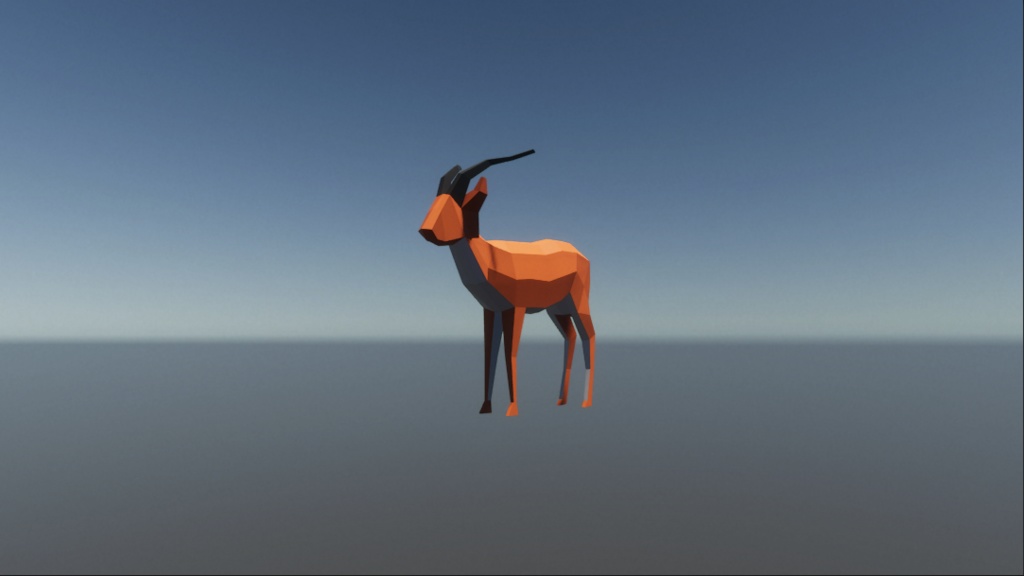 ガゼル【3Dモデル】