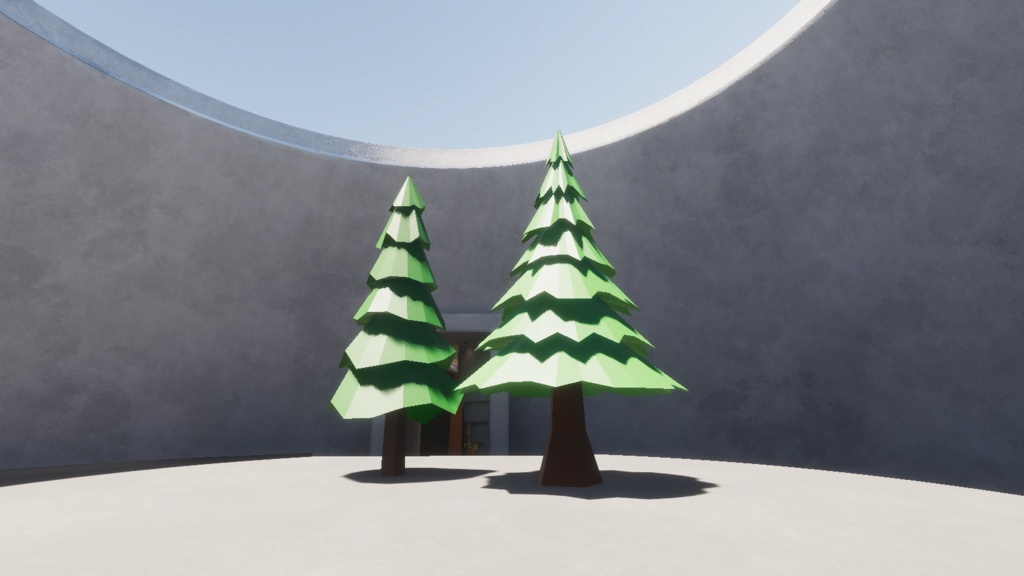 ローポリ木【3Dモデル】