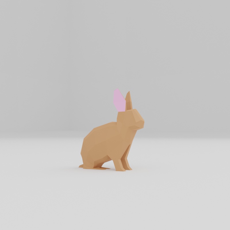 ウサギ【3Dモデル】