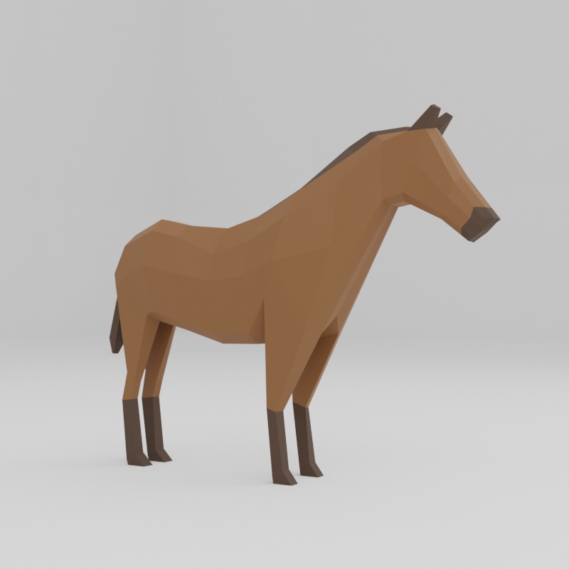 【全8種】ローポリ動物